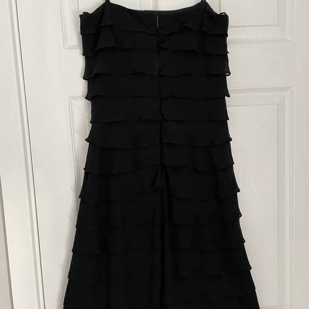 Chic Black Layered Dress
